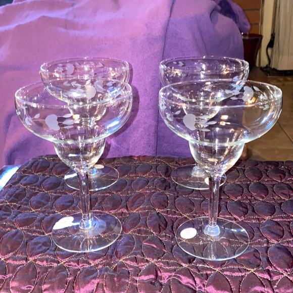 Princess House Dining Princess House Heritage Margarita Glasses Set